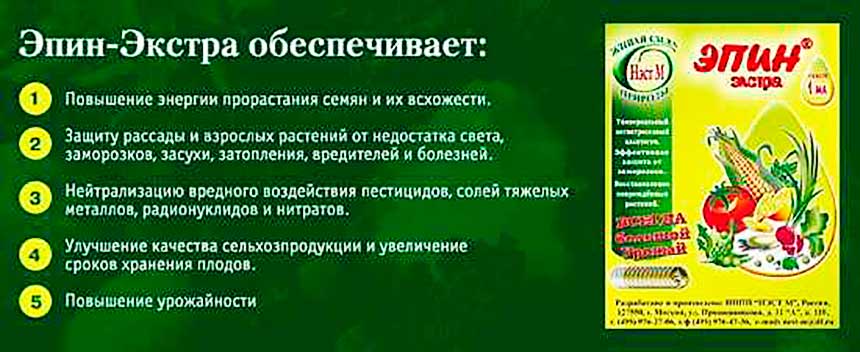 Эпин экстра: инструкция по применению для растений, отзывы